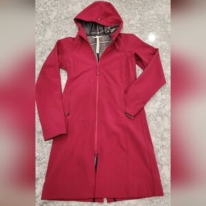 Lululemon Apres Yoga Rain Jacket Sz 4 Raspberry Pink Water Resistant
